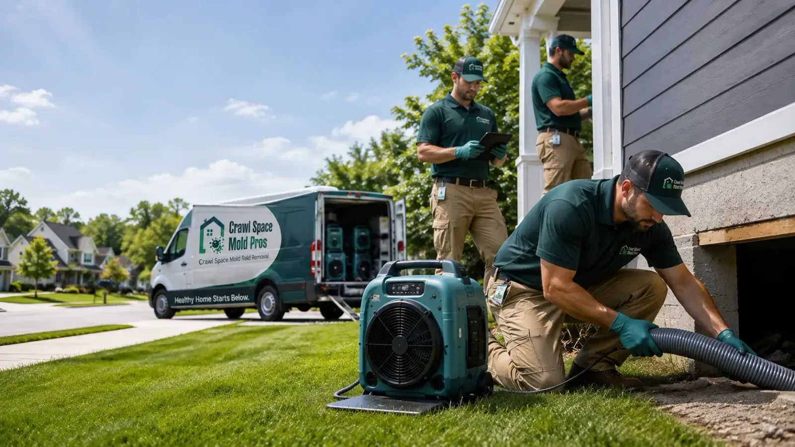 Crawl Space Mold Removal in Gary, MN